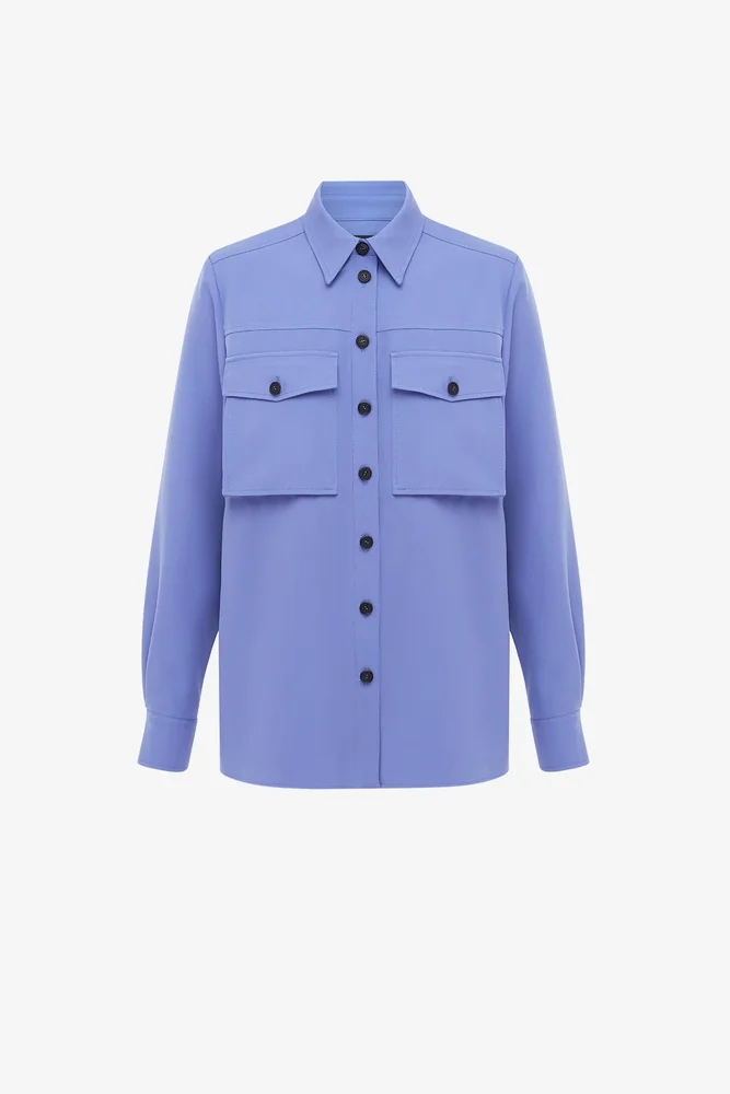 Mavis Pocket Shirt - Moonlight