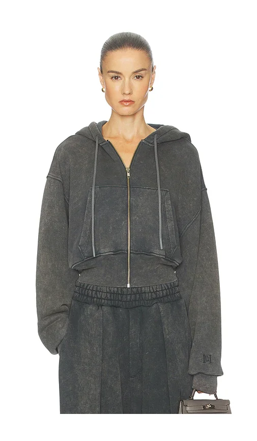 The Full Zip Hoodie in Fleece Helsa