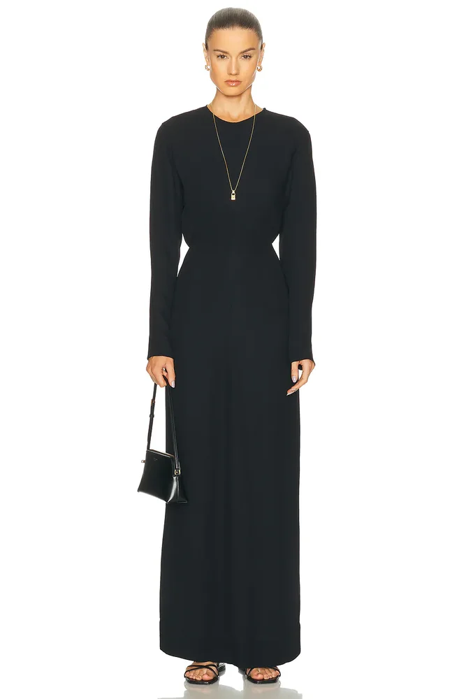 Long Sleeve Slouch Waist Dress