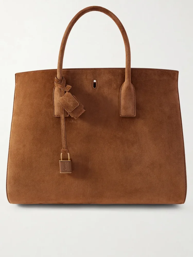 Sac de Jour large suede tote