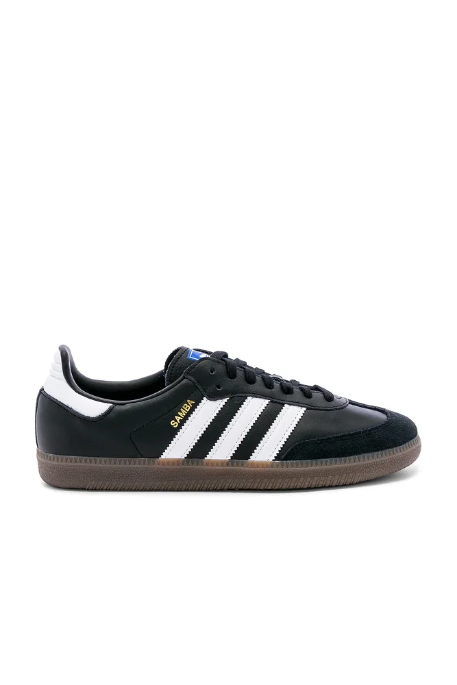 Samba OG Sneaker in Black White Clear Granite