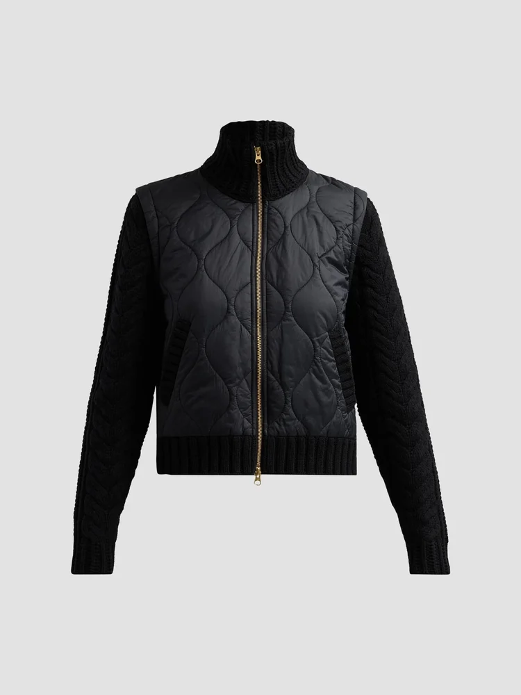 Patra Quilted Wool-Blend Jacket
