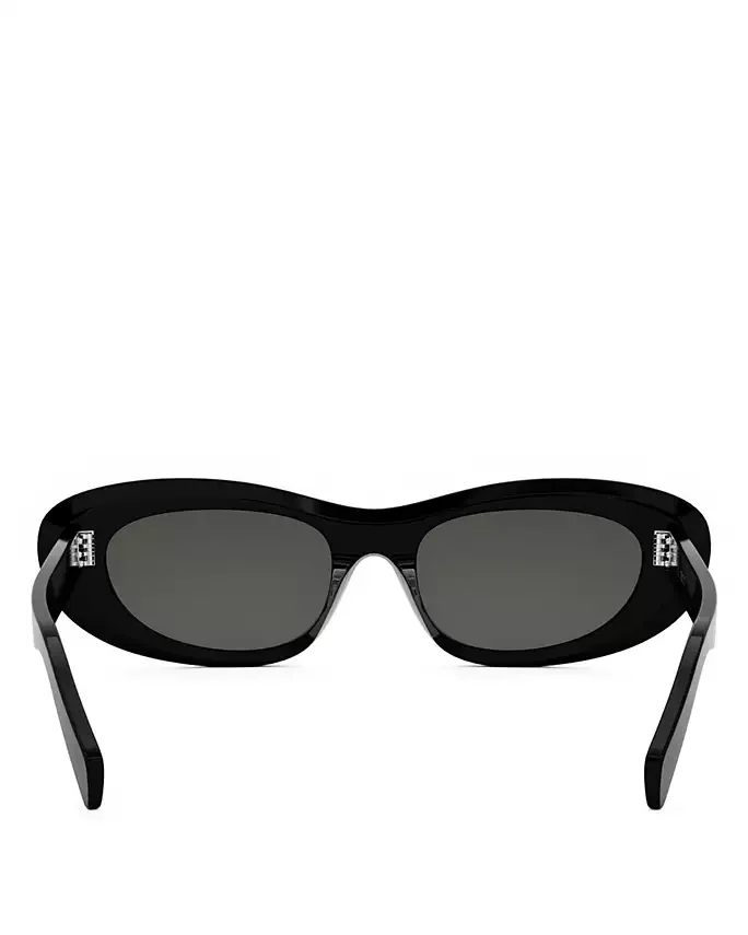 3 Dots Rectangular Sunglasses, 54mm