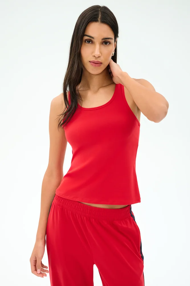 Mel Airweight Lite Tank - Pirate Red