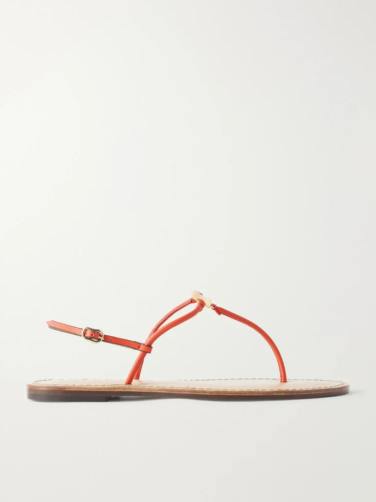 The Naivasha embellished leather sandals