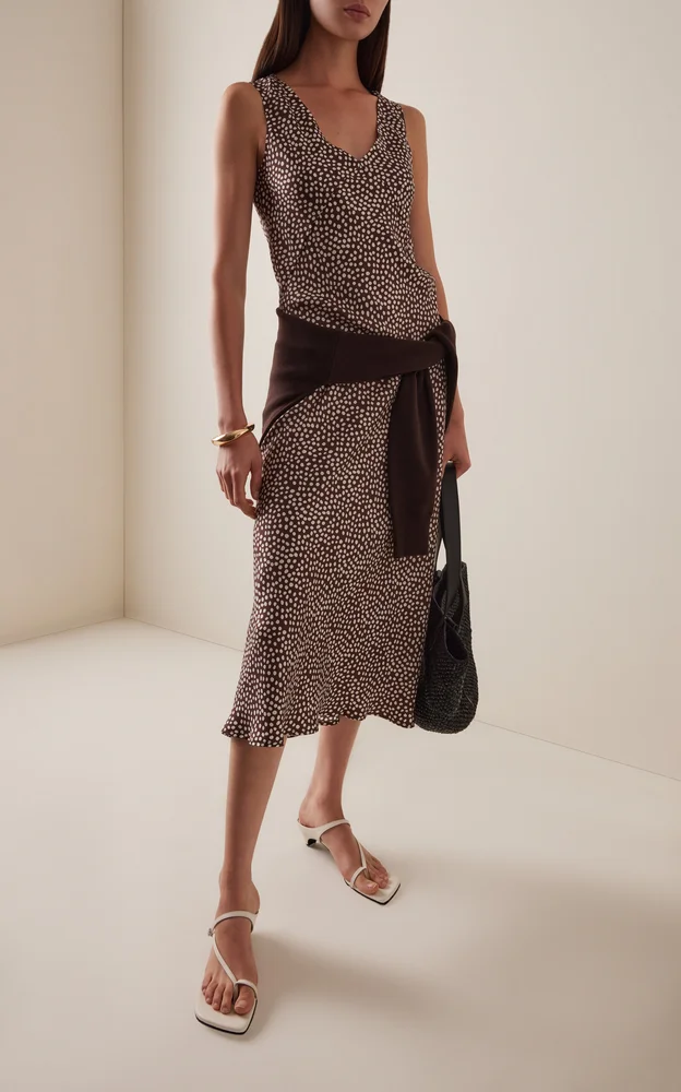 The Provence Silk Maxi Dress