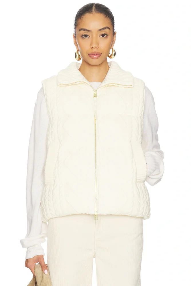 Irina Cable Knit Gilet