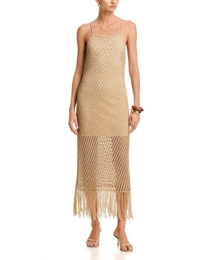 Shine Crochet Maxi Dress - Exclusive