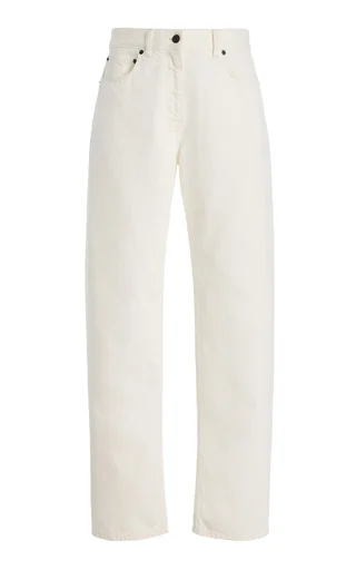 Burty Rigid Low-Rise Straight-Leg Jeans