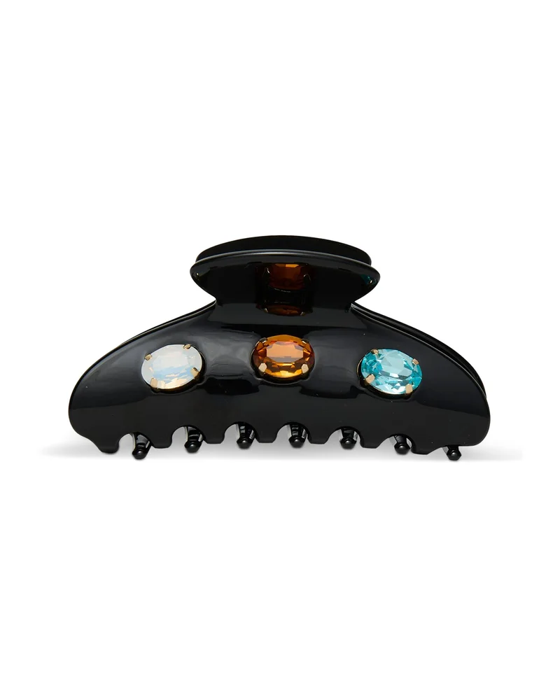 Large Crystal Decor Claw Clip