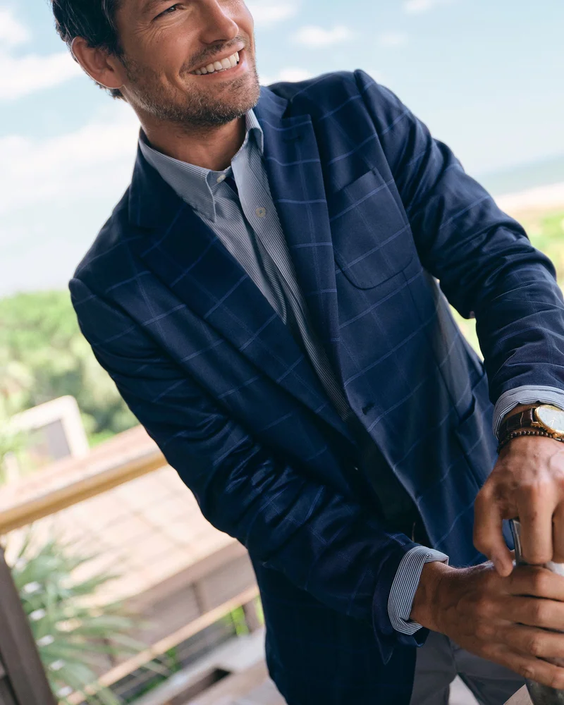 Charleston Windowpane Blazer