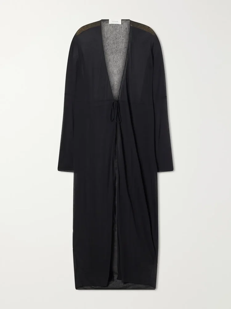 Savai cotton-gauze dress