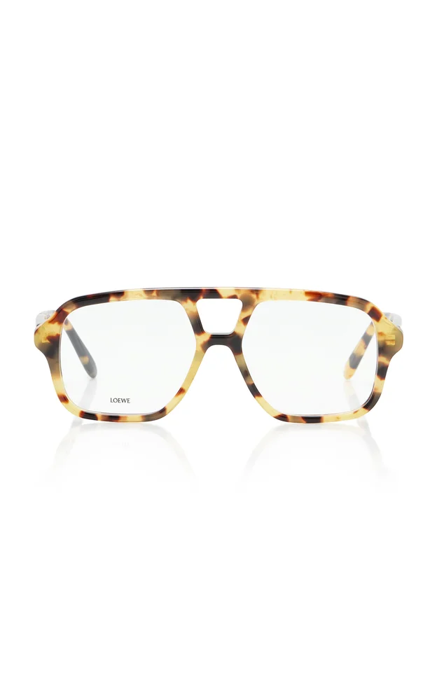 Slim Square-Frame Acetate Optical Glasses