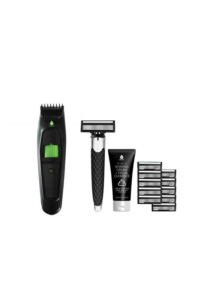 Men's Grooming Essentials Bundle Shaving Kit & Beard & Body Trimmer