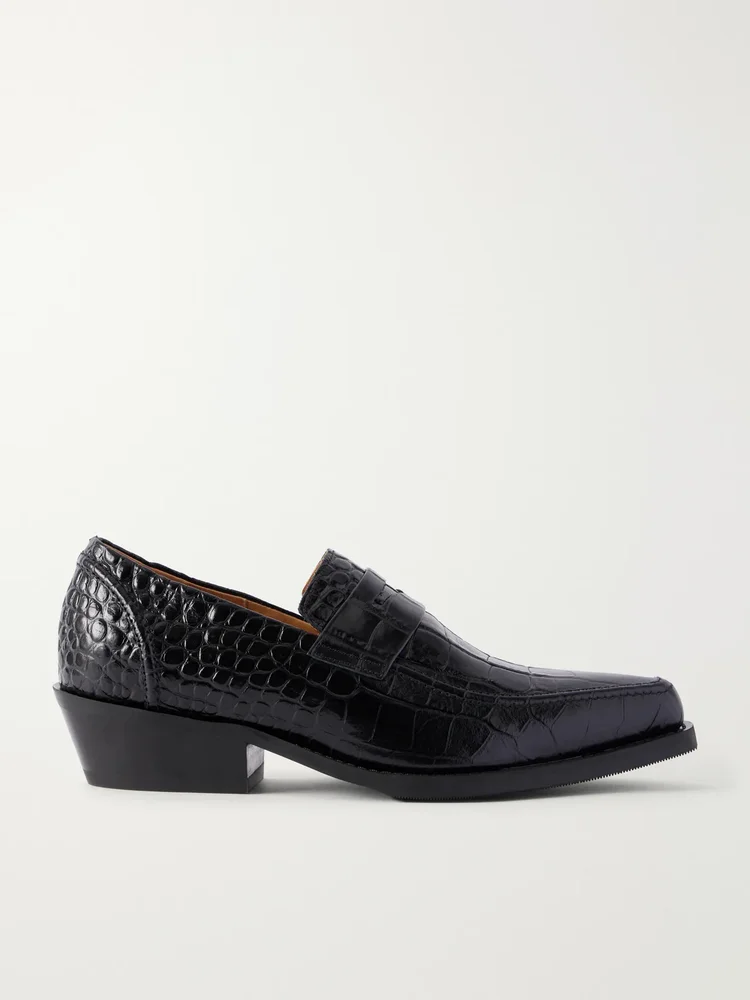 Cypher leather penny loafers
