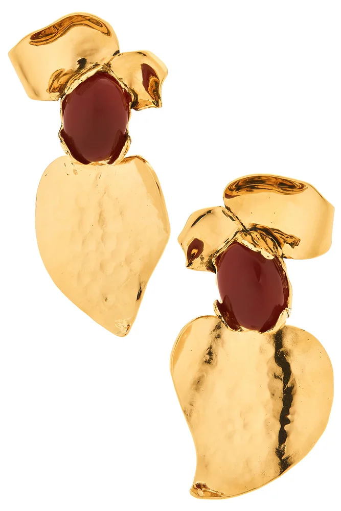 Oversized Petal Earrings