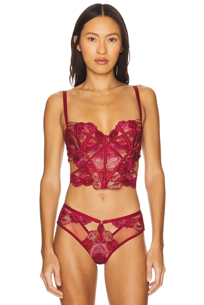 SCOOP NECK BODYSUIT - BROWN