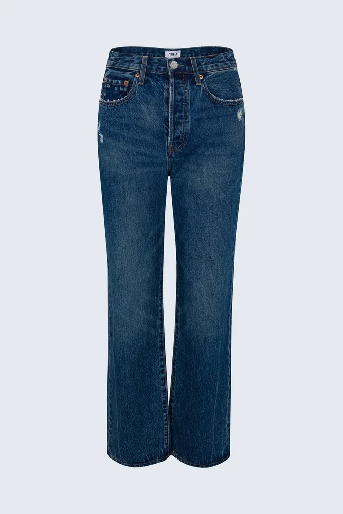 PETITE Cassie Super High Rise Straight Jean - Cameo Vintage