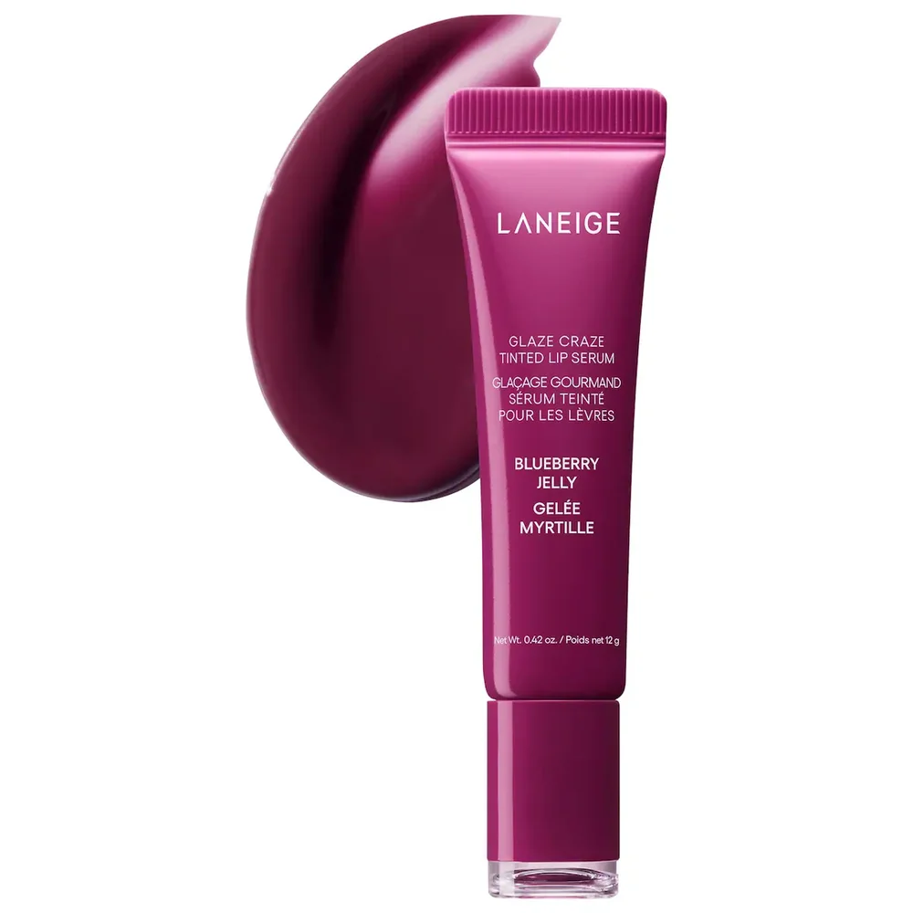 Glaze Craze Tinted Polypeptide Lip Serum Treatment in Blueberry Jelly