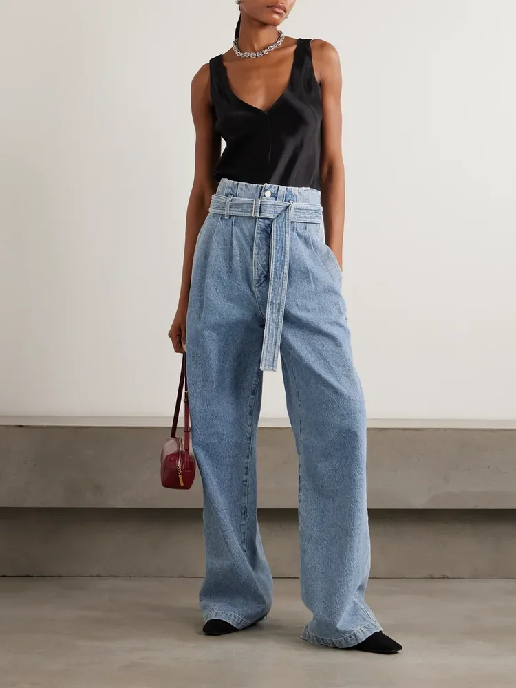 Maria McManus Corset Wide Leg Jeans
