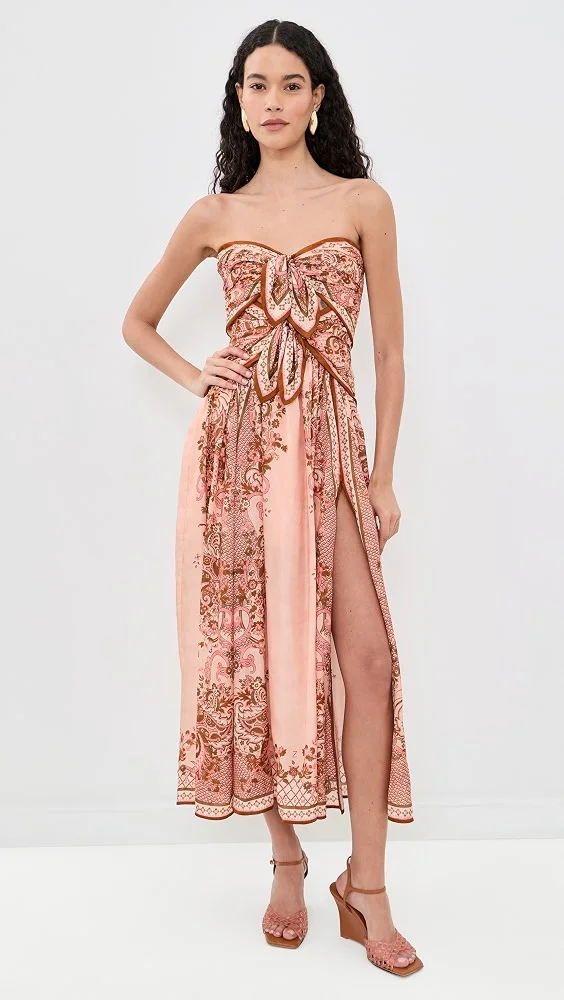 Aster Silk Scarf Dress