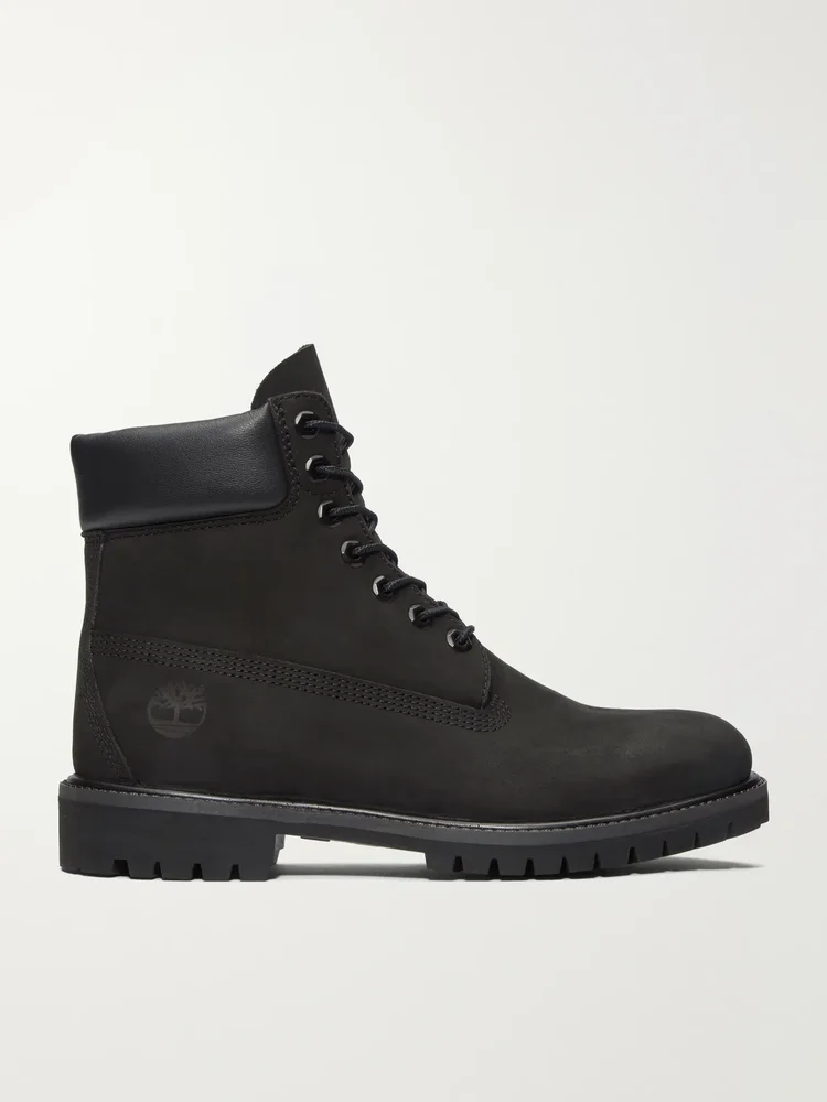 Premium 6-Inch Nubuck Lace-Up Boots