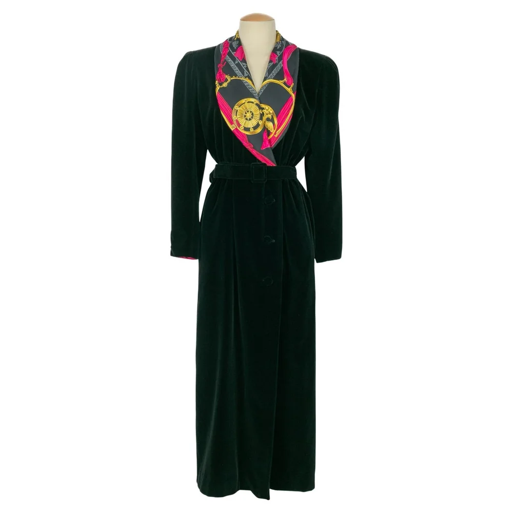 Hermes velvet coat