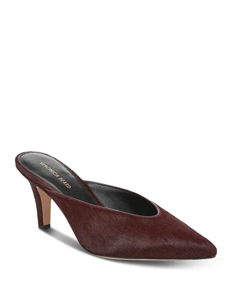 Women's Rochelle Calf Hair Mid Heel Mules