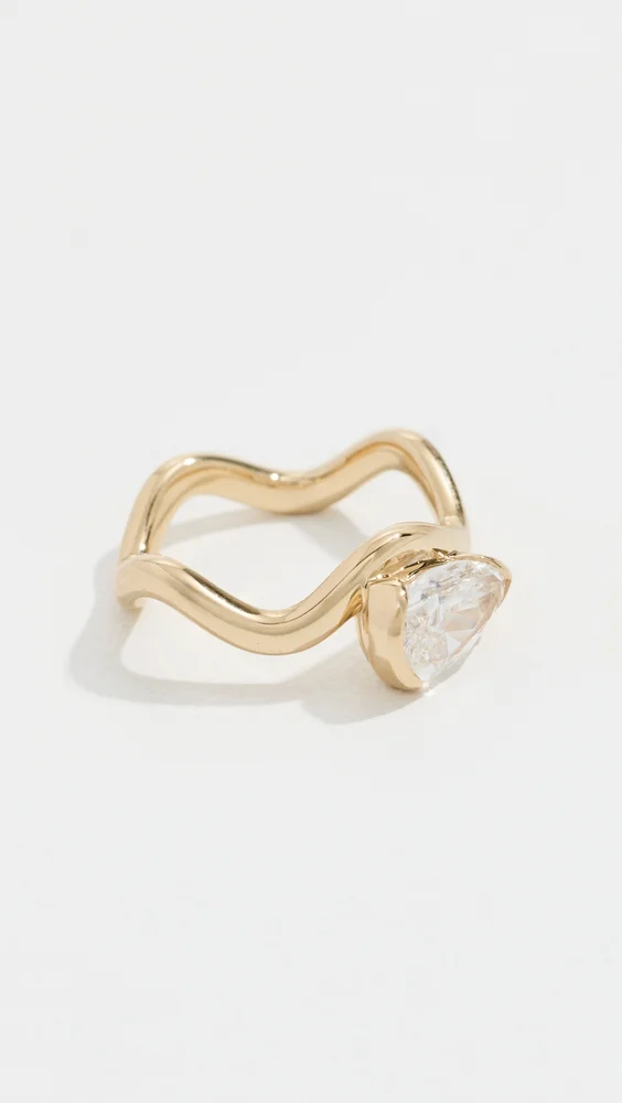 Lab Grown Coquette Pinky Ring