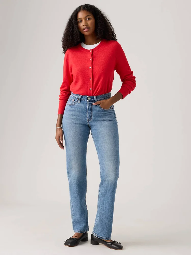 Curve Love High Rise 90s Relaxed Crossover Waistband Jean