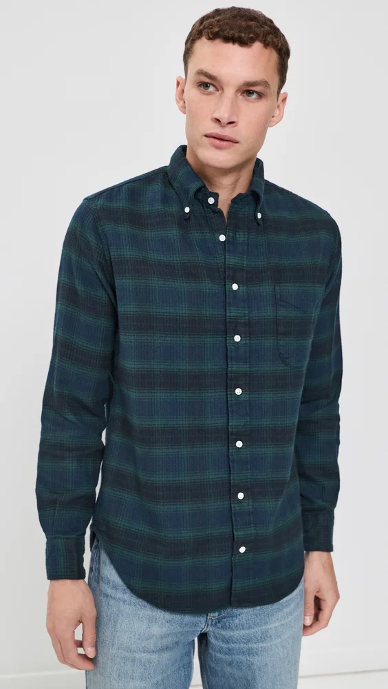 Heavy Pique Flannel Shirt
