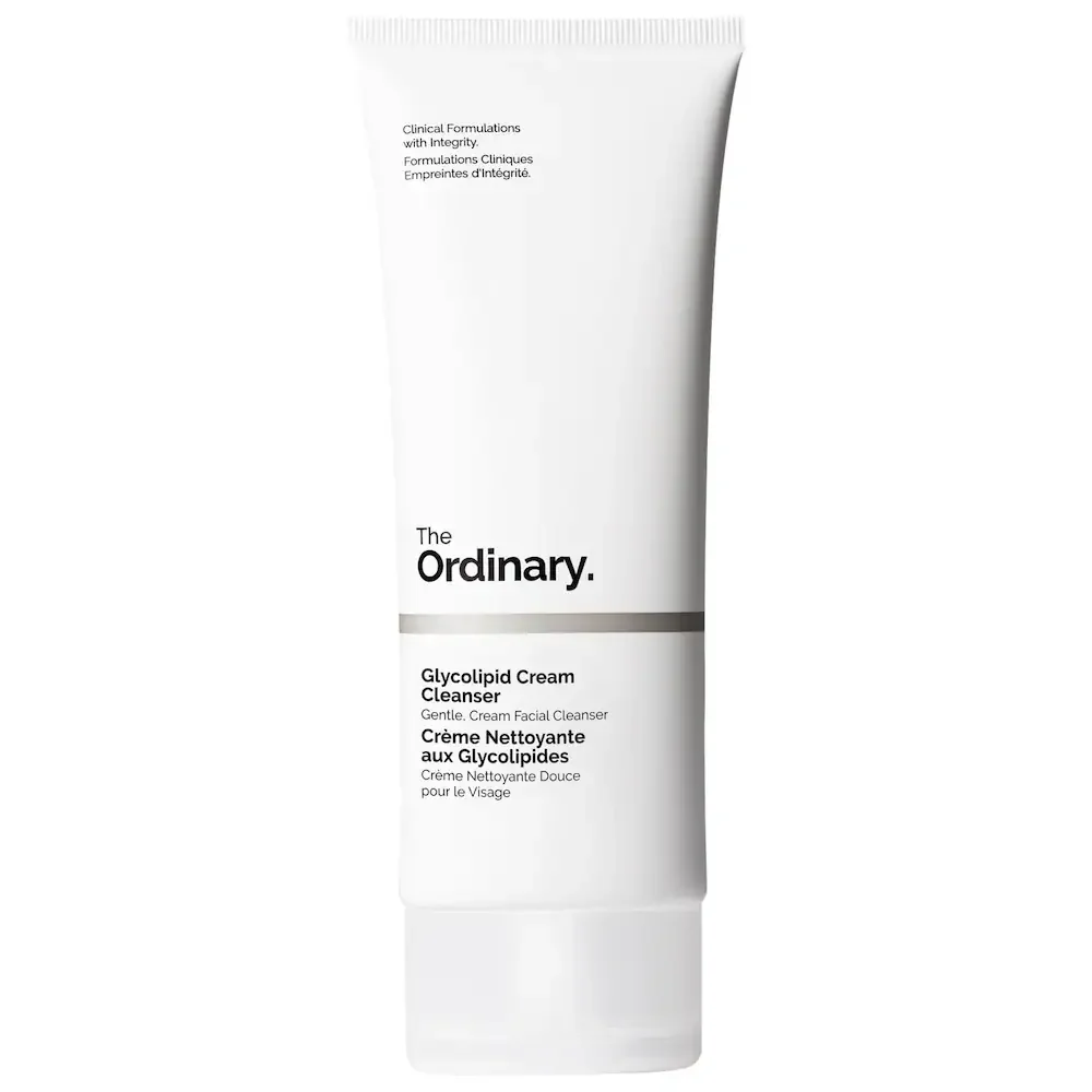 Glycolipid Cream Cleanser for Dry Skin and Makeup Removal
