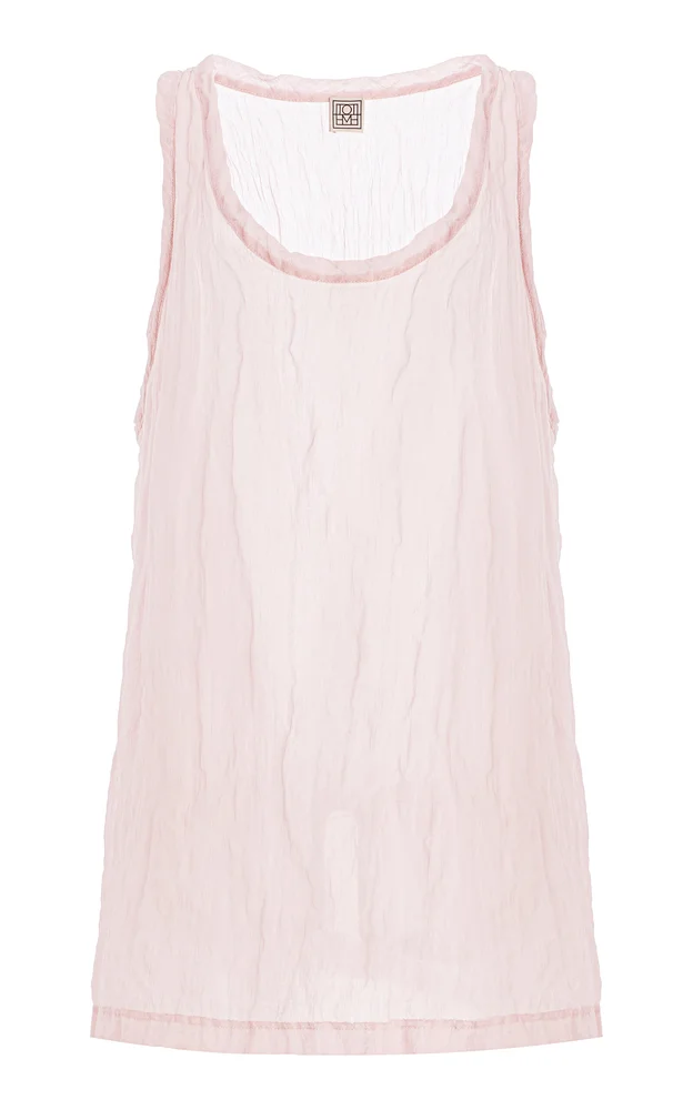 Crinkled Gauze Tank