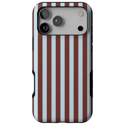 Sunday in Brooklyn | Blue Stripes Case
