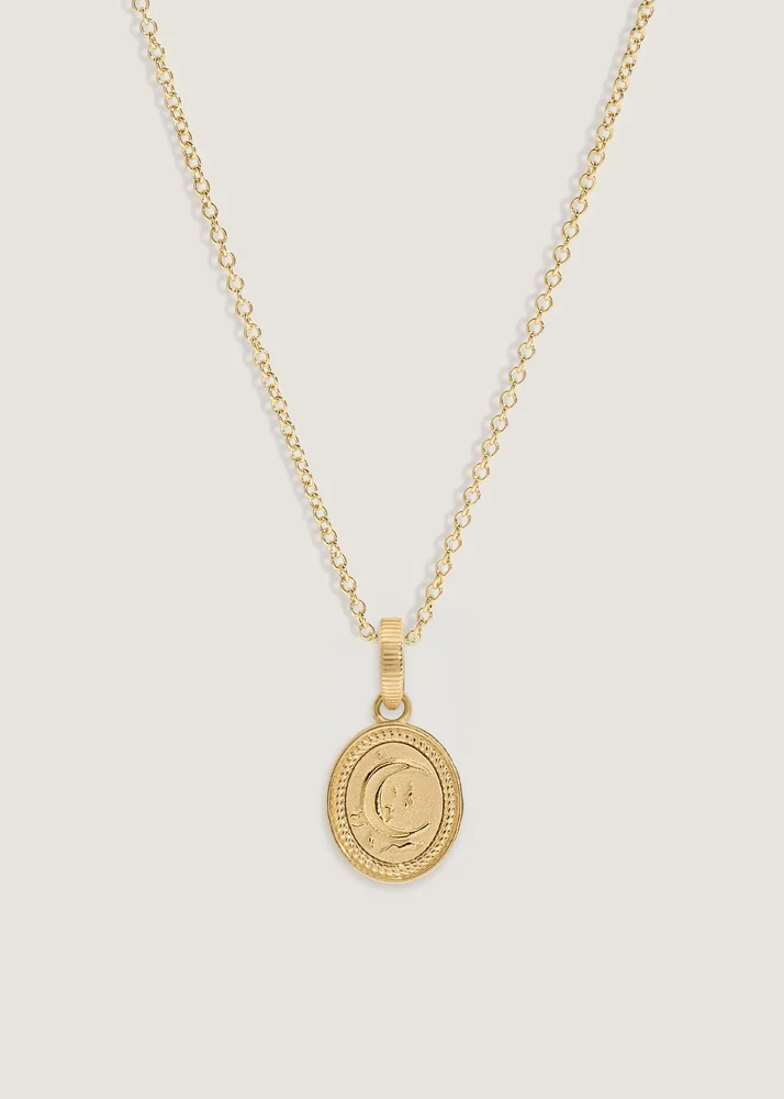 Crescent Dream Pendant Necklace