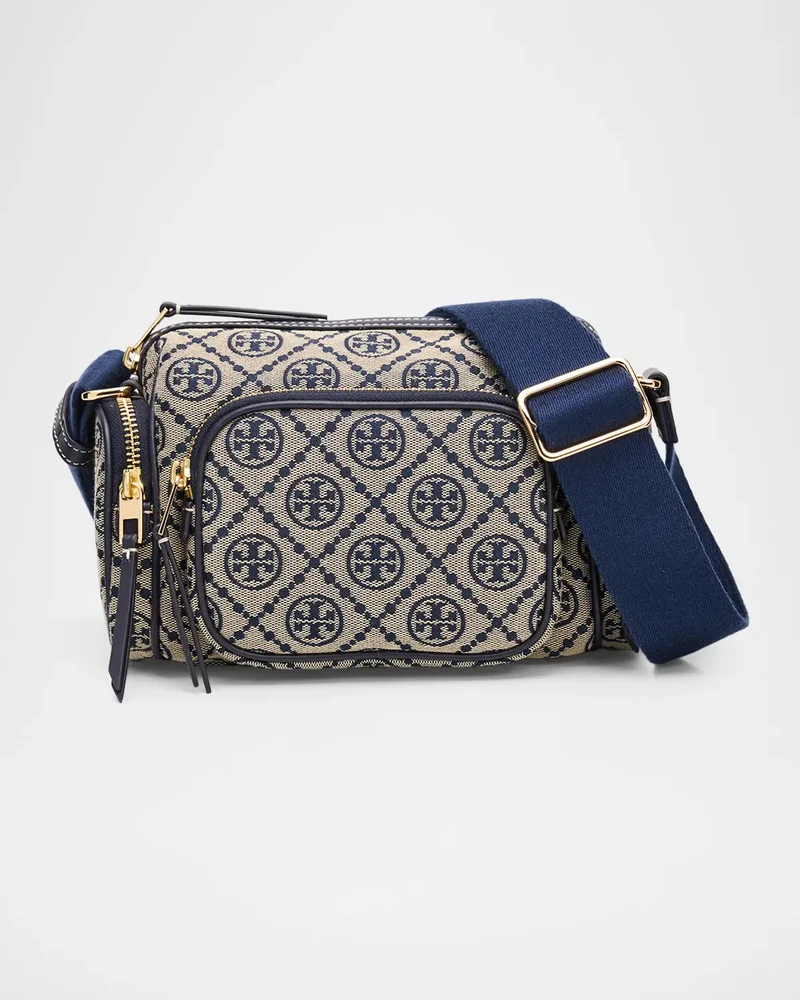 T Monogram Jacquard Pocket Crossbody Bag