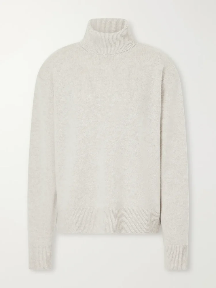 Gala merino wool and cashmere-blend turtleneck sweater