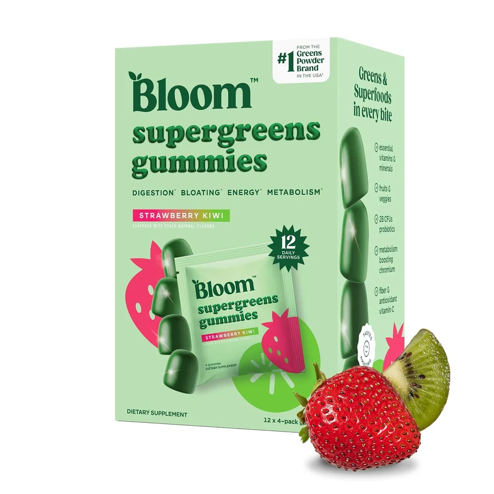 Super Greens Gummies Strawberry Kiwi