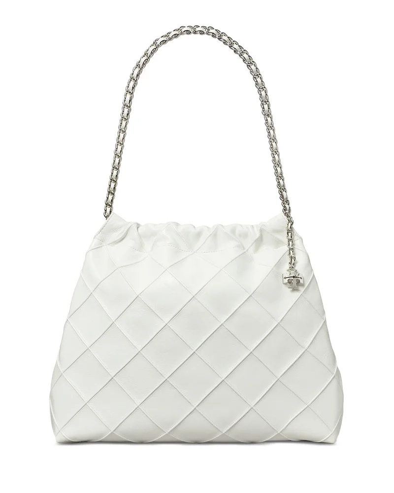 Fleming Crinkled Leather Quilted Hobo