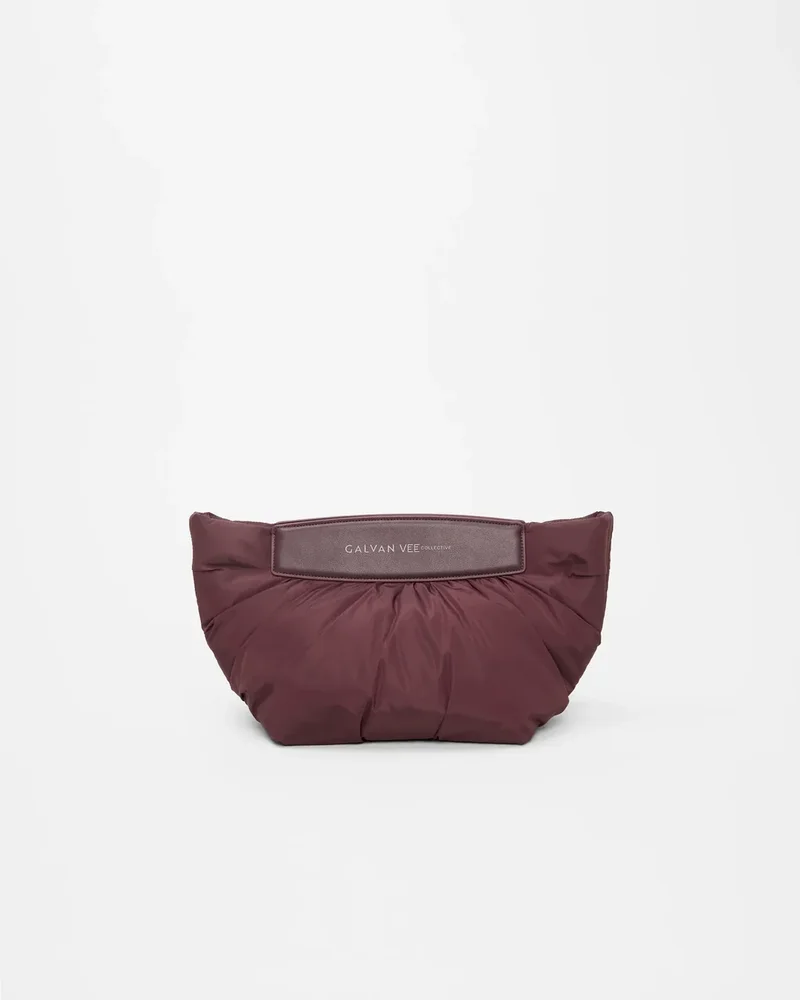 GALVAN x VEE Caba Clutch Mahogany