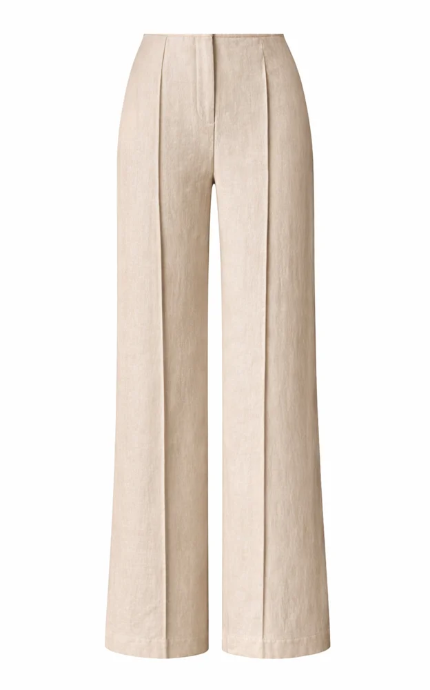 Profundidad Mid-Rise Straight-Leg Pants