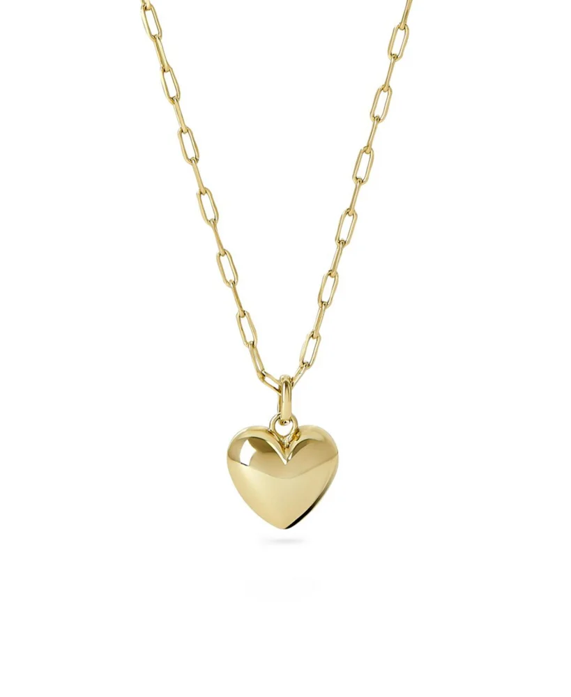 Puffed Heart Necklace