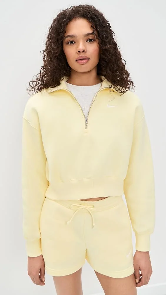 Phoenix Fleece Crop Sweatshirt
