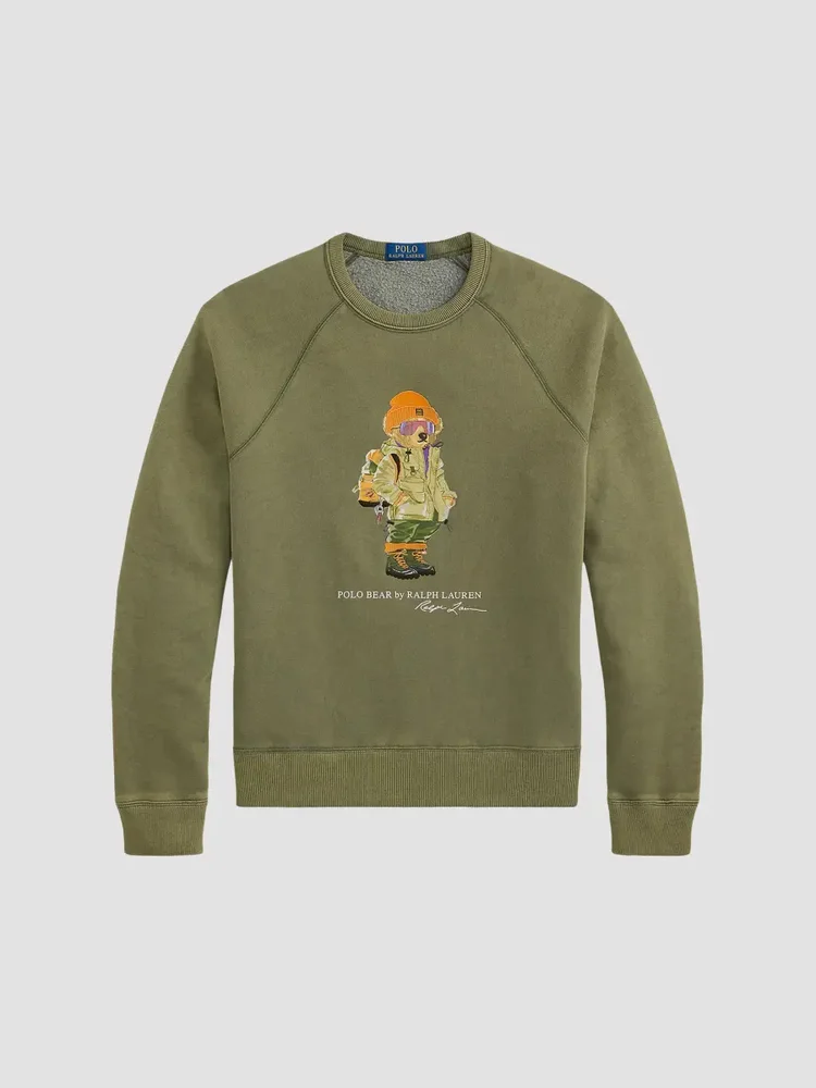 Polo Bear Cotton-Blend Fleece Sweatshirt