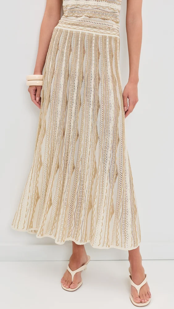 Clio Knit Midi Skirt