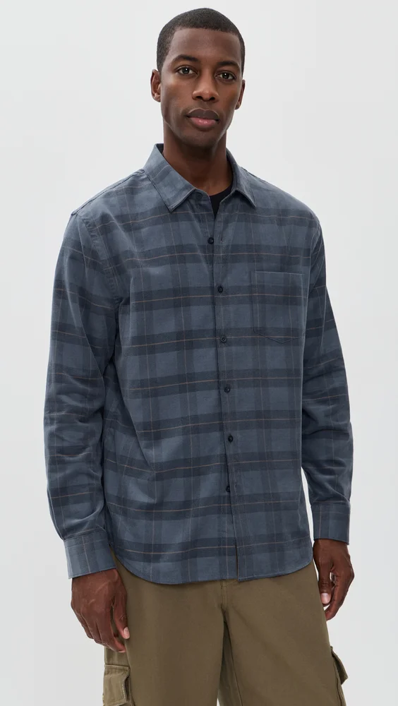 Corduroy Hamilton Plaid Long Sleeve