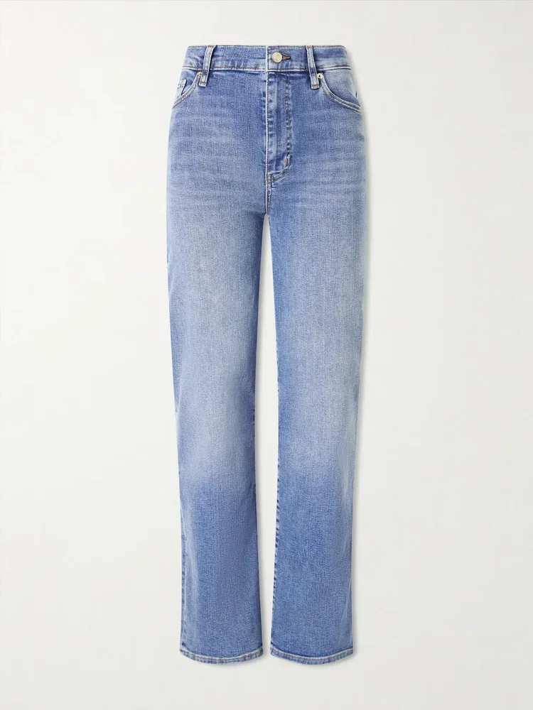 Le Sleek Straight high-rise straight-leg jeans