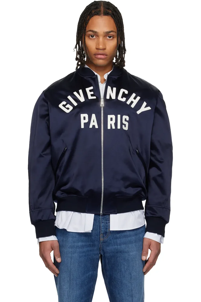 Logo-Appliquéd Suede-Trimmed Denim Jacket