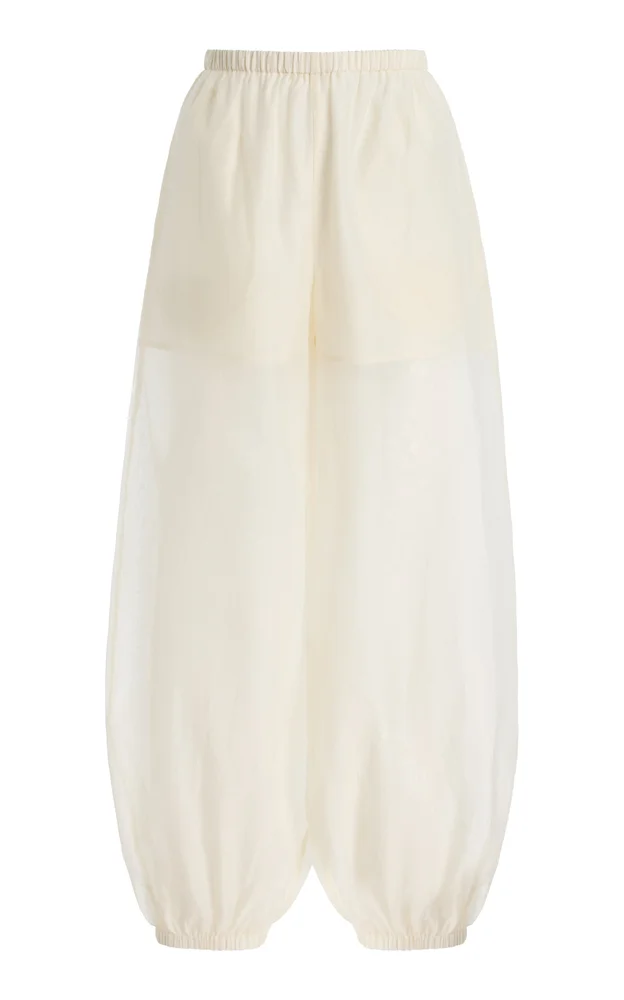 Lumas Cotton-Blend Balloon Pants