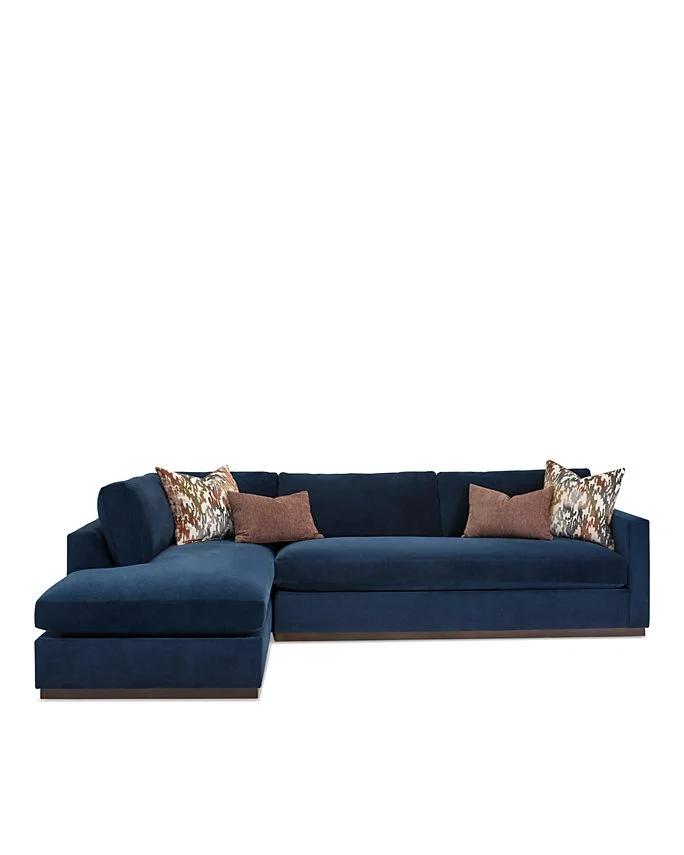 Savoy 2-Piece Fabric Sectional